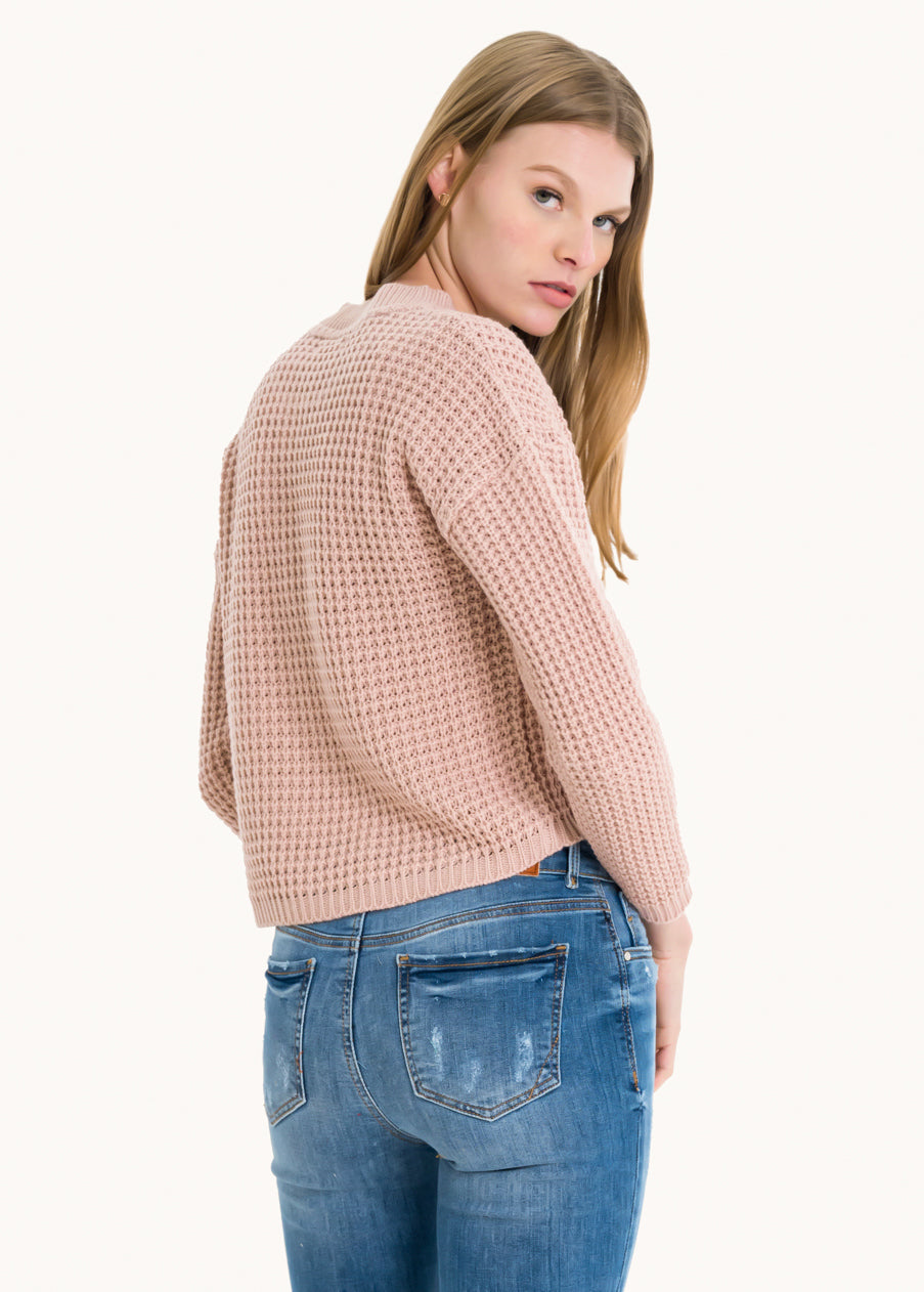 Suéter tejido corto BLUSH