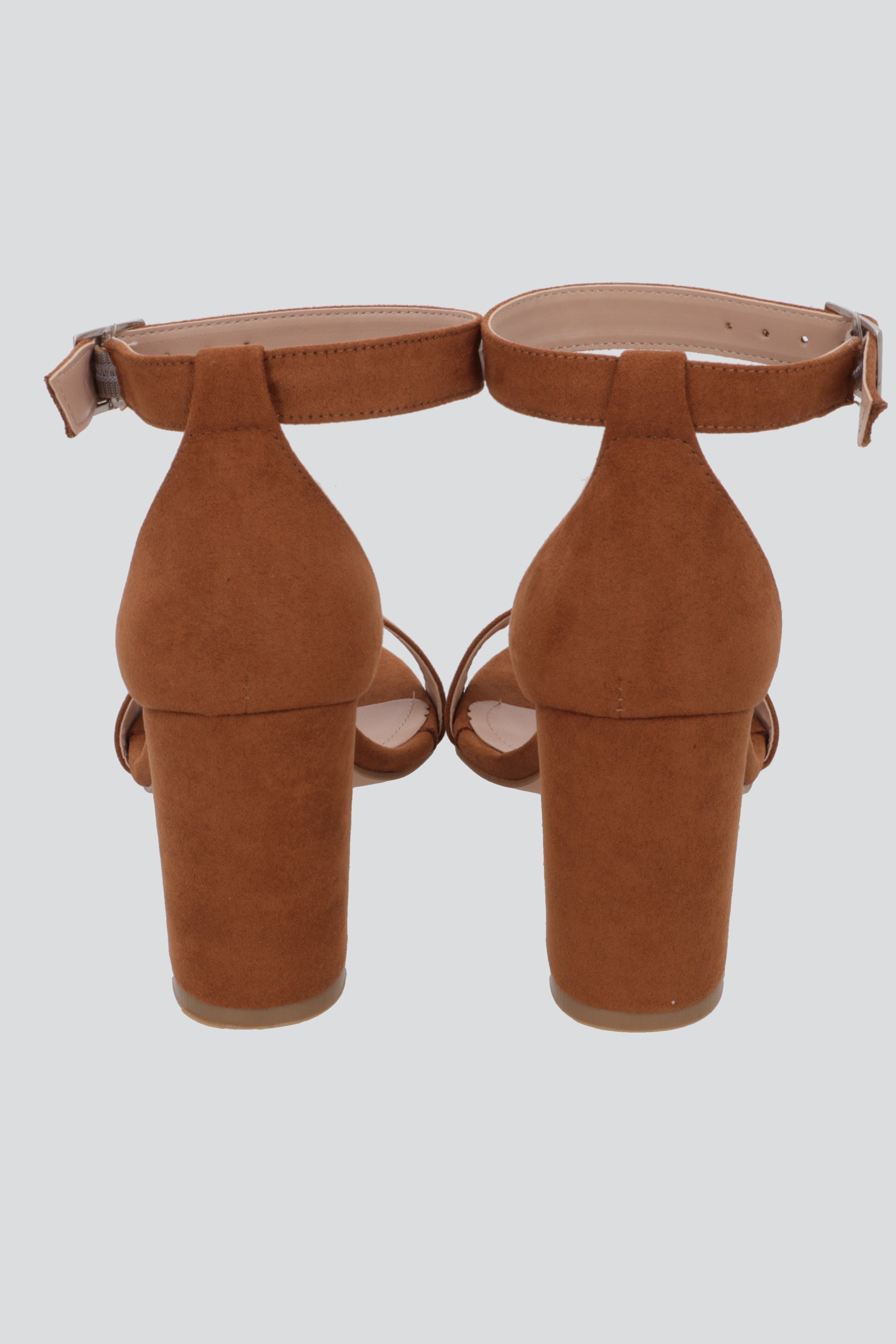 Tacon Tiras Basico Suede CAMELLO