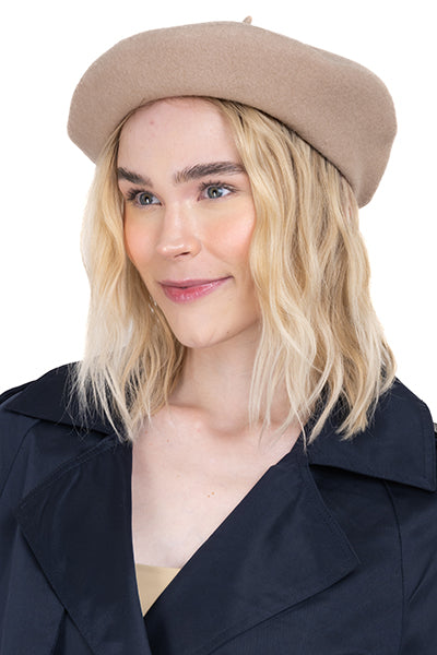 Boina lisa monocolor BEIGE