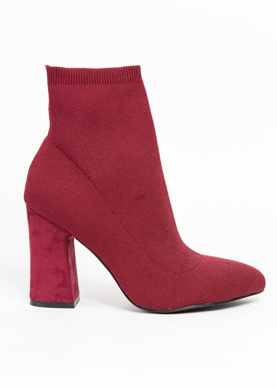 Botín tissue sock Wine