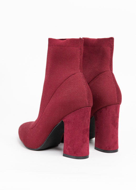 Botín tissue sock Wine