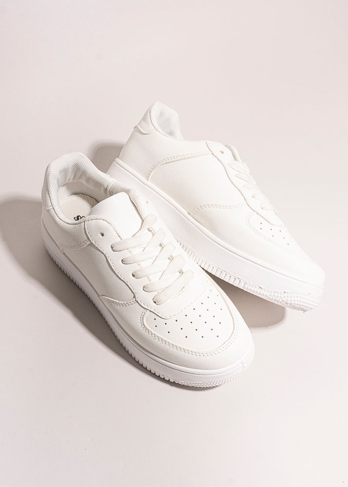 Tenis Retro Perforado BLANCO