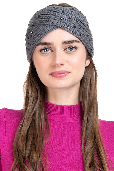 Valerina tejida cruzada brillas GRIS