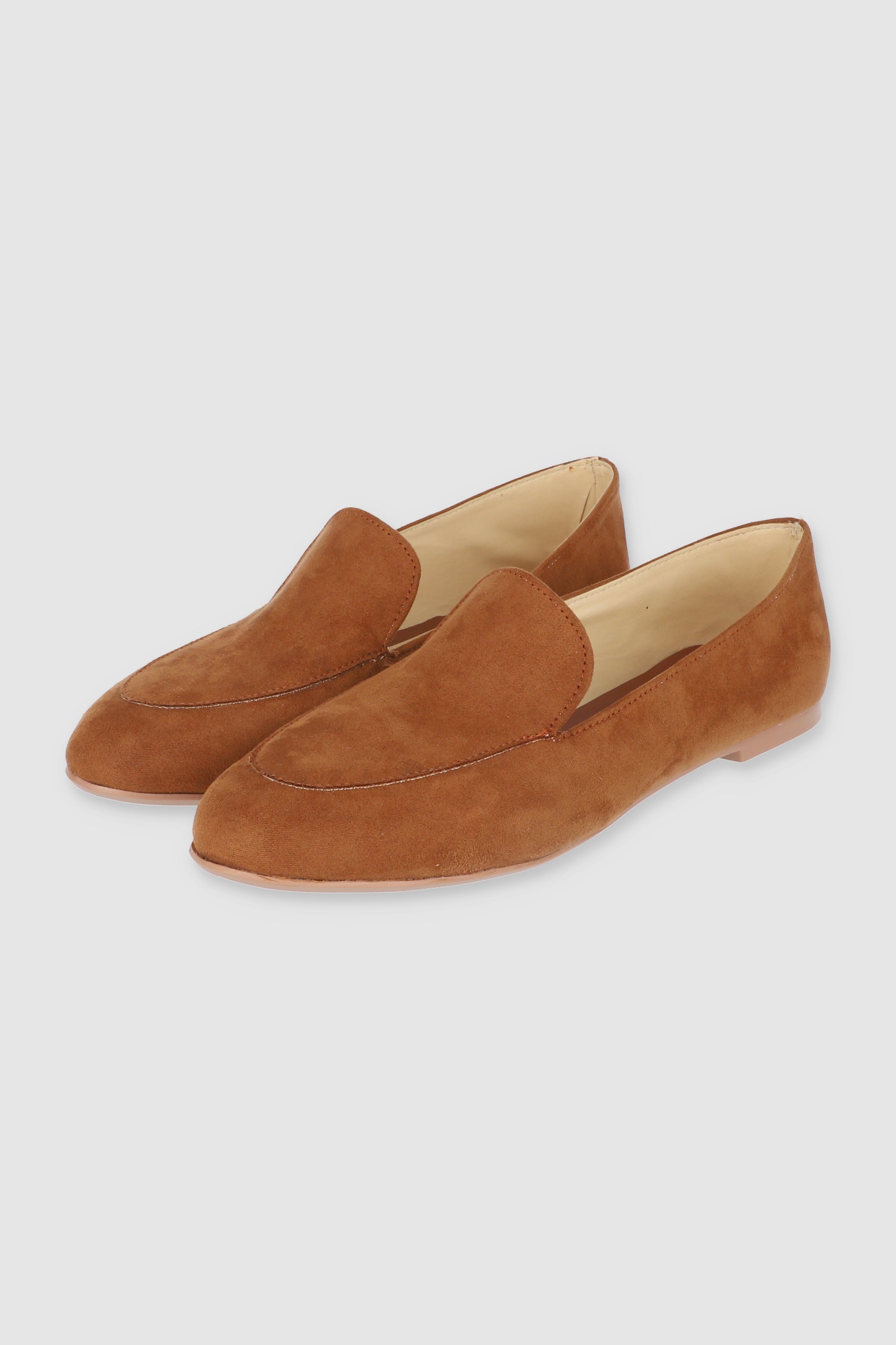 Flat Loafer Suede CAMEL