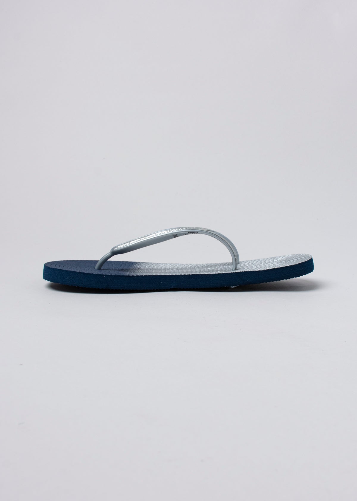 Flip flop textura brillos MARINO