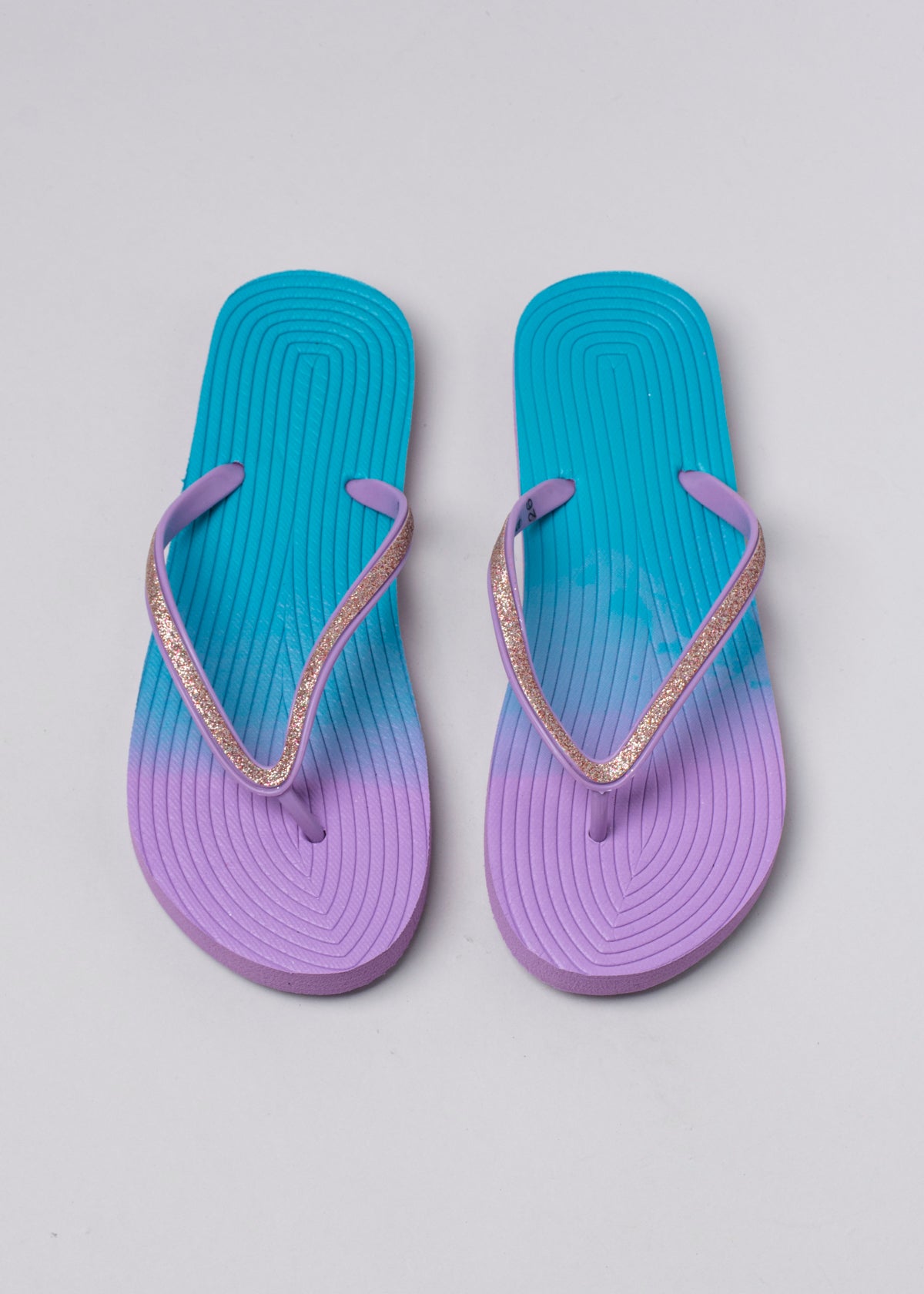 Flip flop textura brillos MORADO