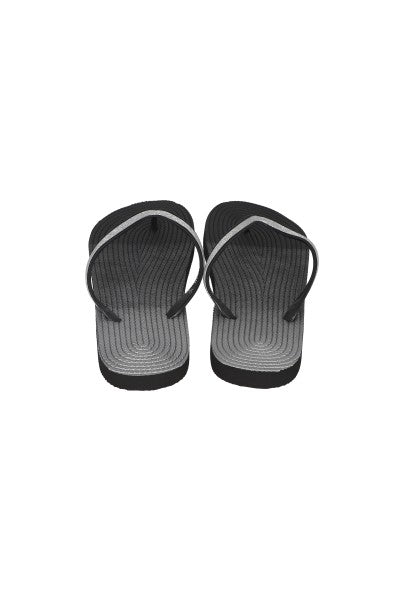 Flip flop textura brillos NEGRO