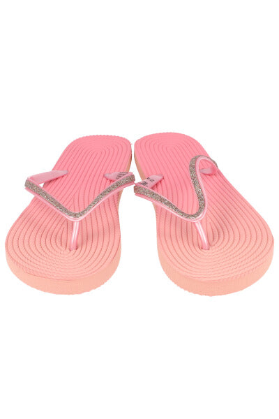 Flip flop textura brillos ROSA