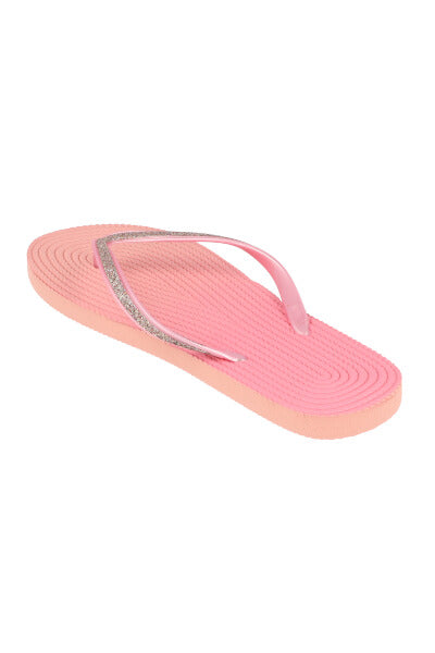 Flip flop textura brillos ROSA