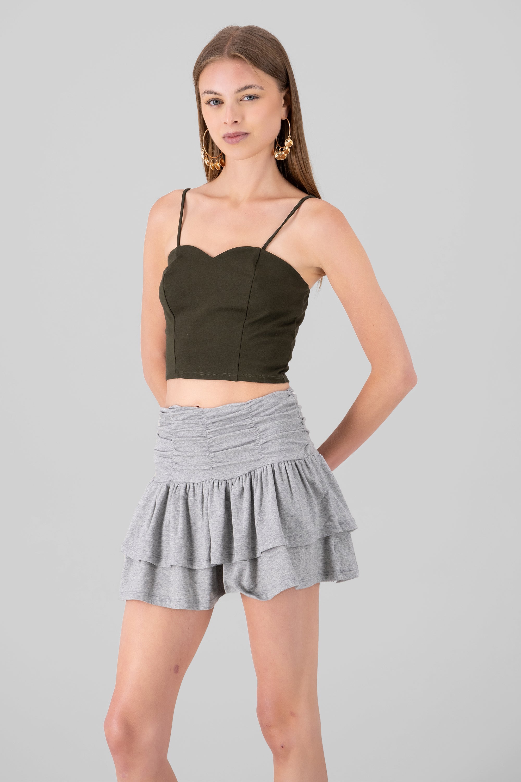 Top Copas Tirantes VERDE OBSCURO