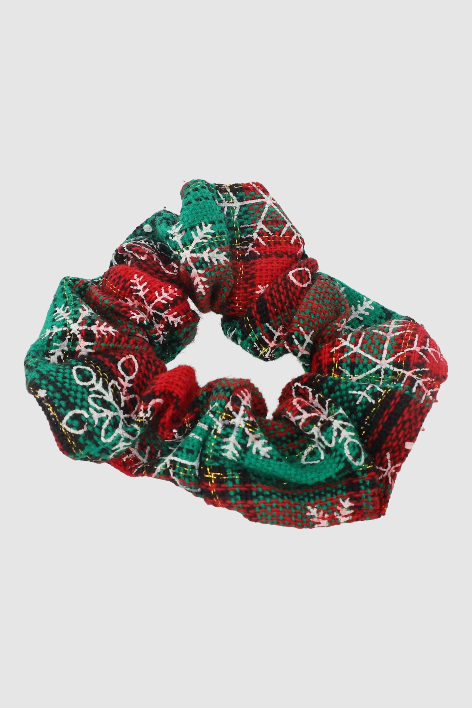 Scrunchie Cuadros VERDE