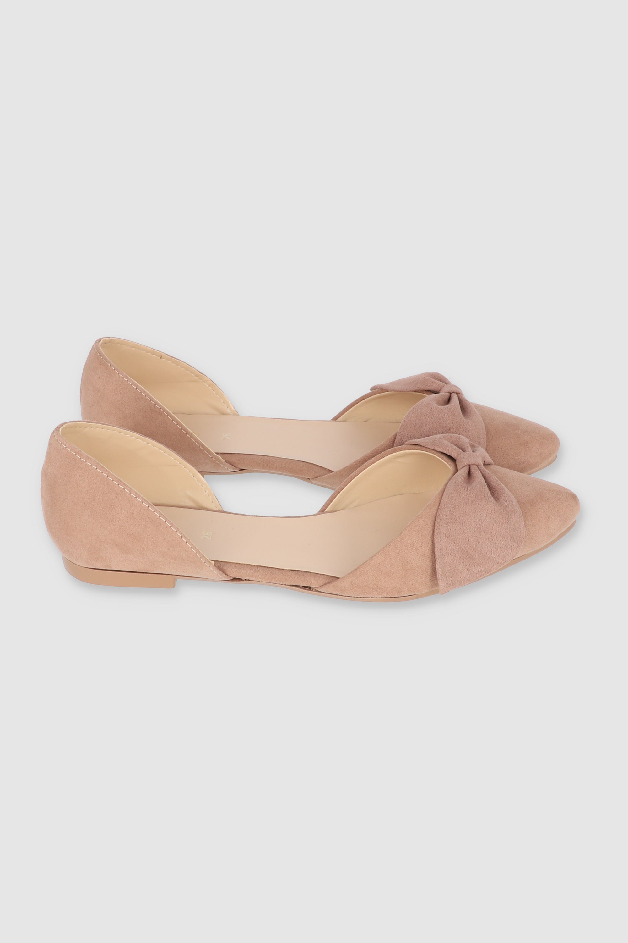 Flat corte d´orsay moño BEIGE