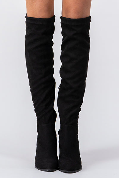 Boot Overknee Tape BLACK