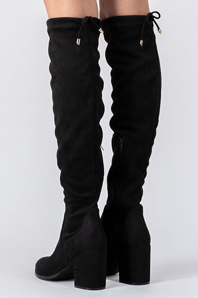 Boot Overknee Tape BLACK