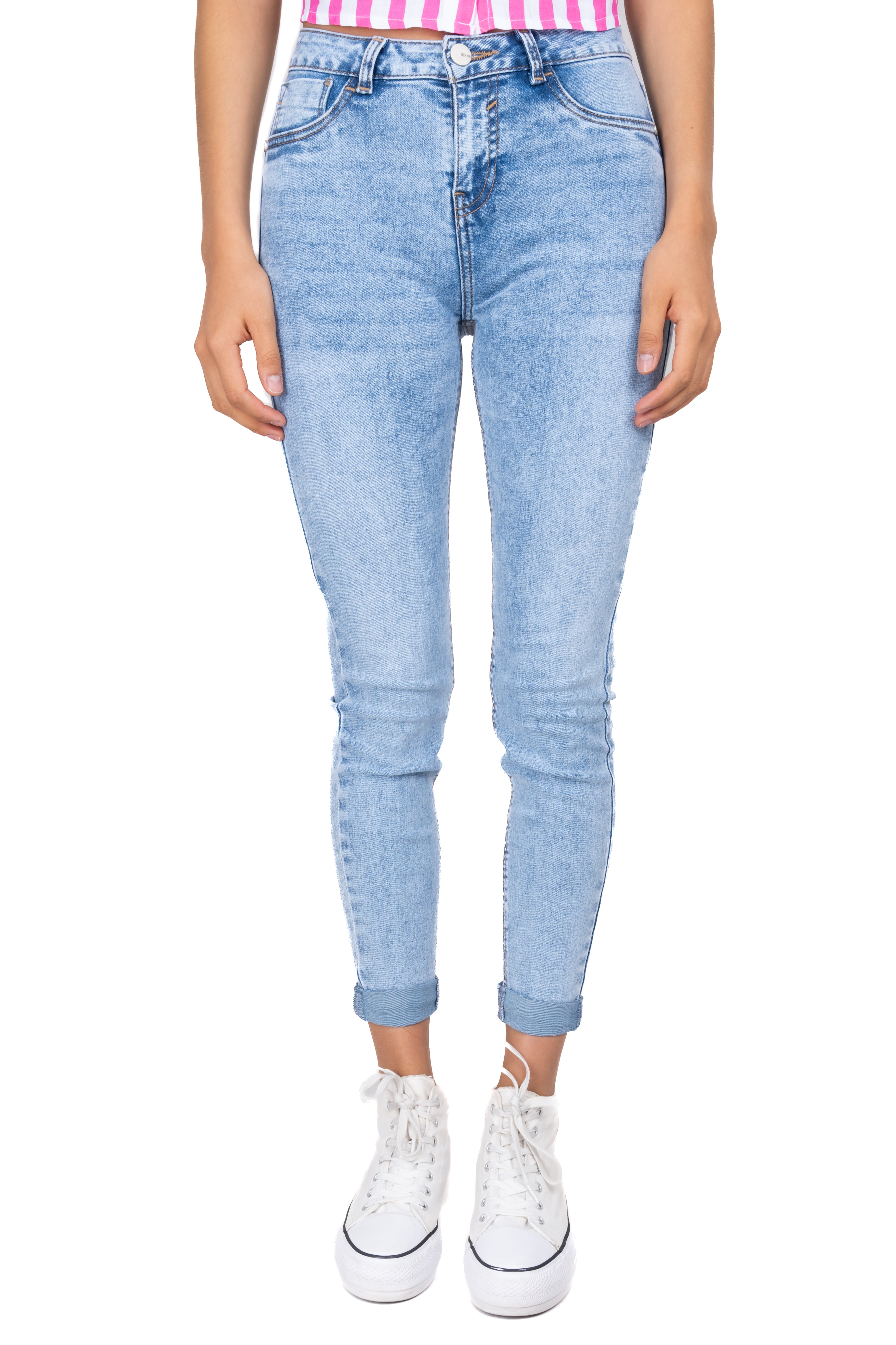 Jeans Middle Waist ACID LIGHT