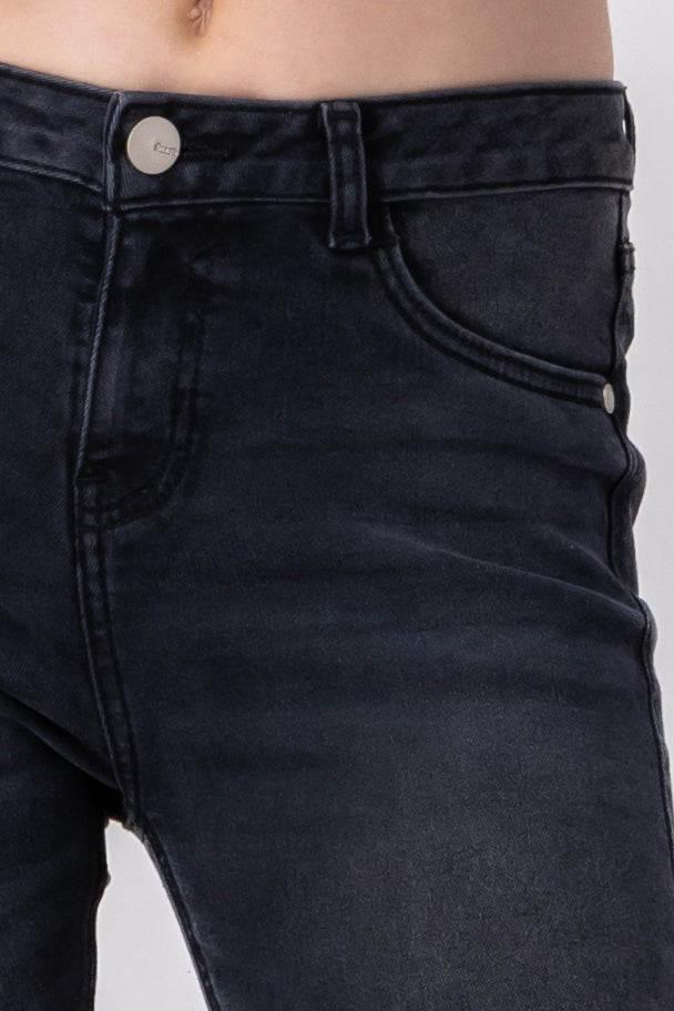 Jeans Middle Waist Dark gray