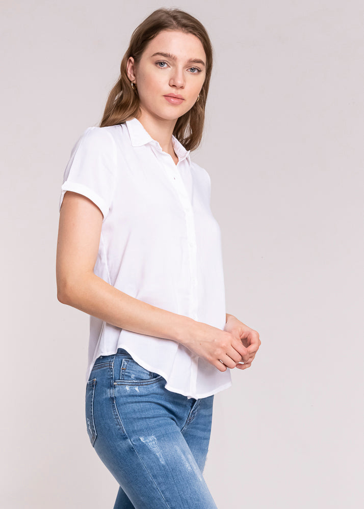 Camisa Manga Corta BLANCO