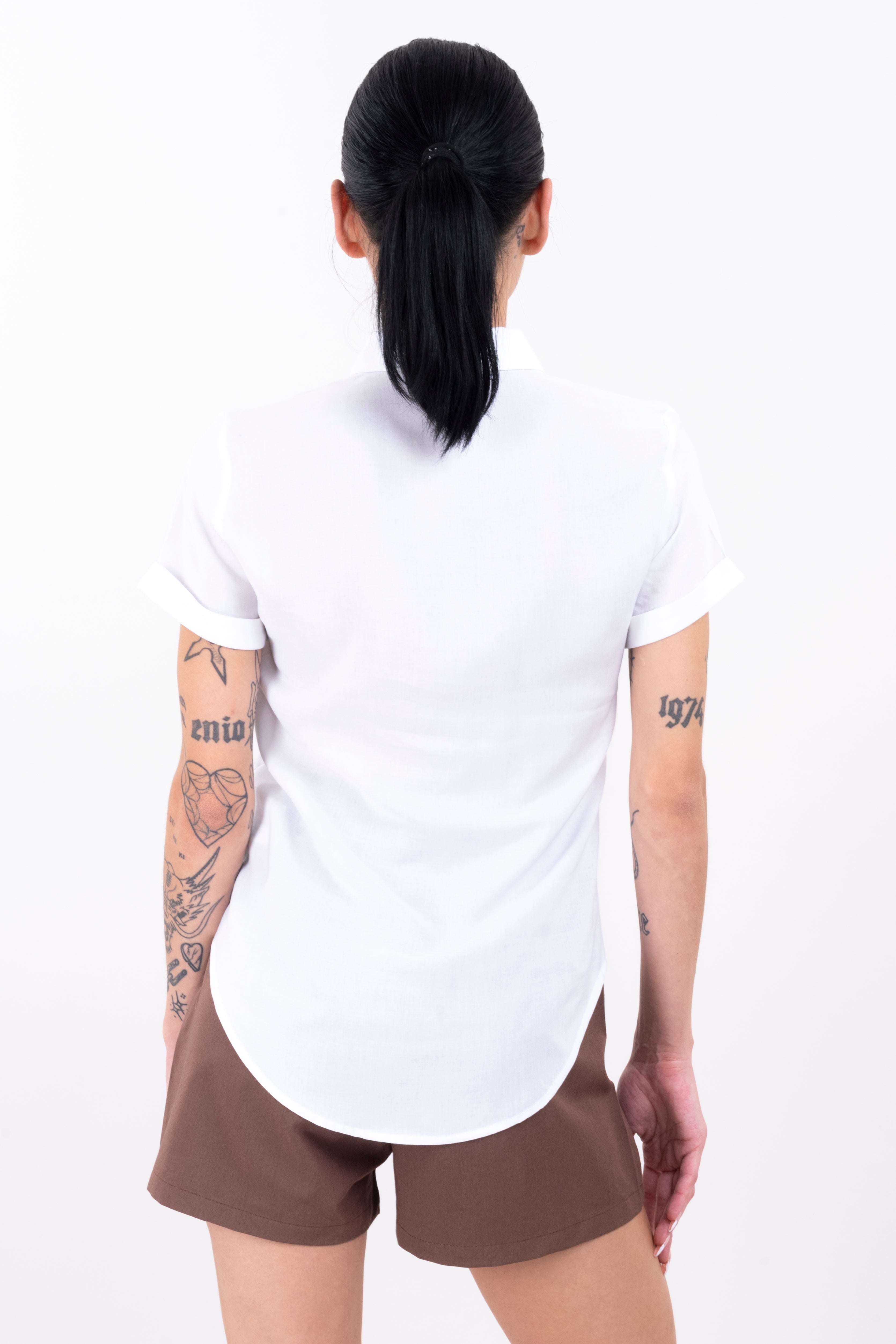 Camisa Manga Corta BLANCO