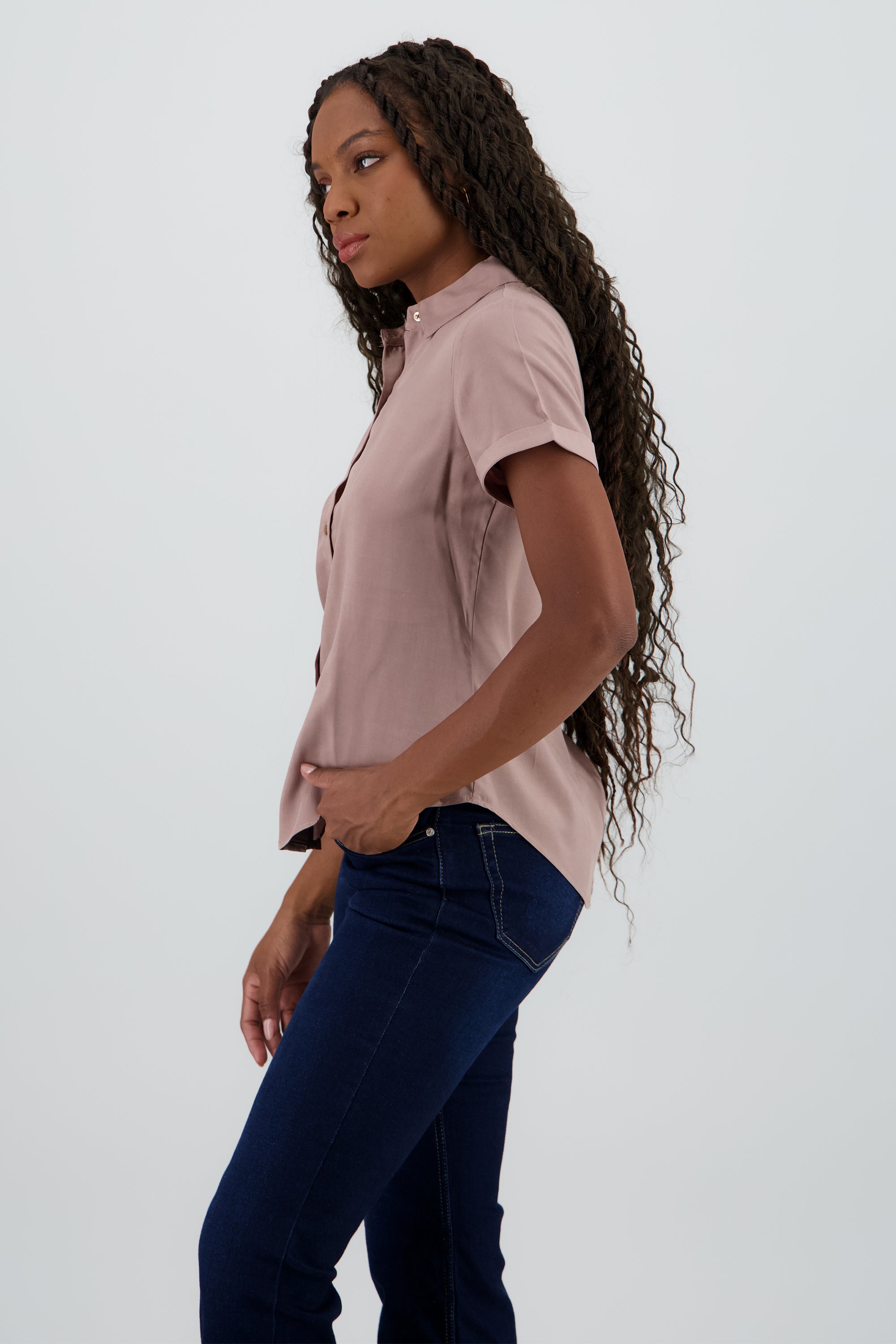 Camisa Manga Corta TAUPE