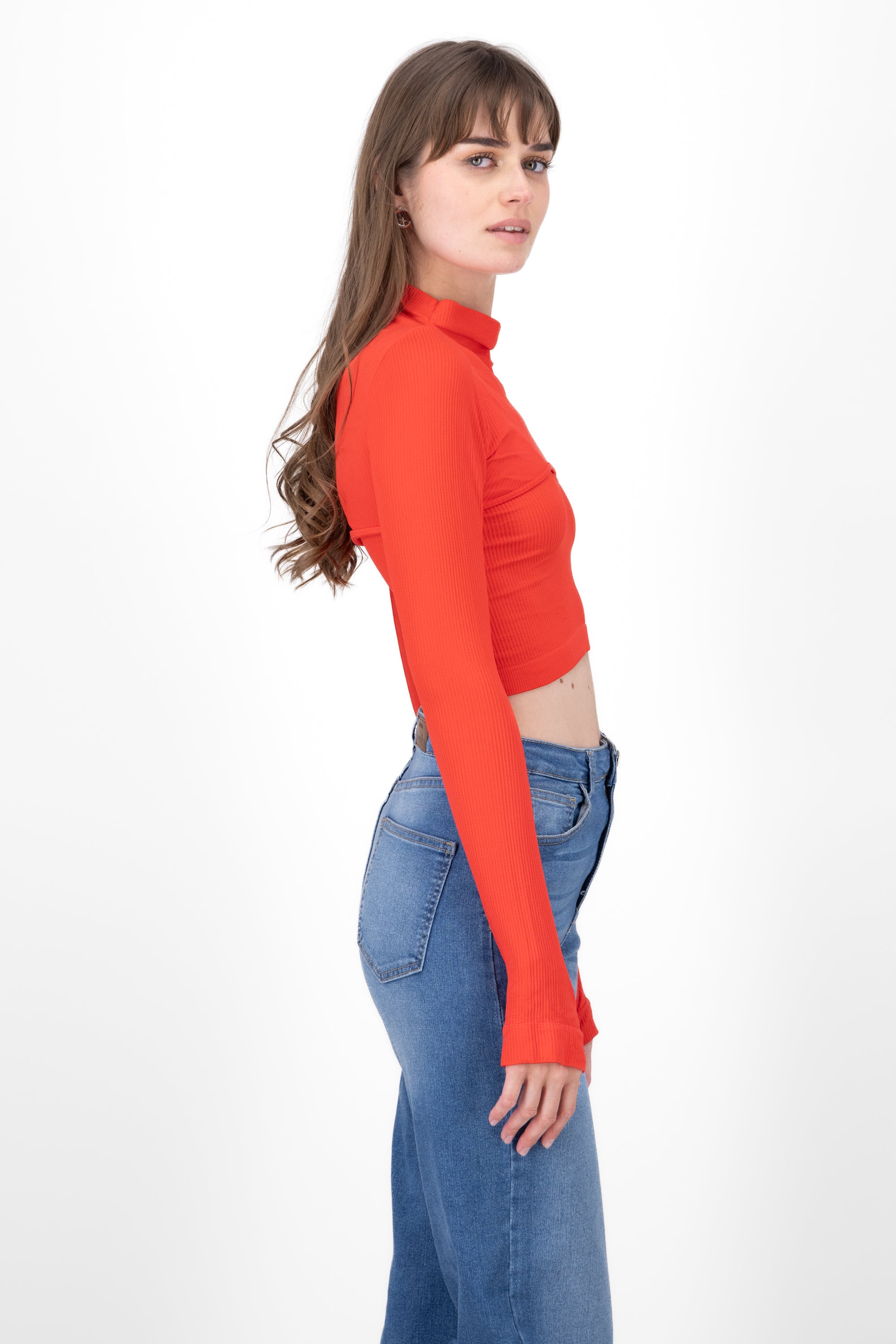 Top Seamless Irregular ROJO CEREZA