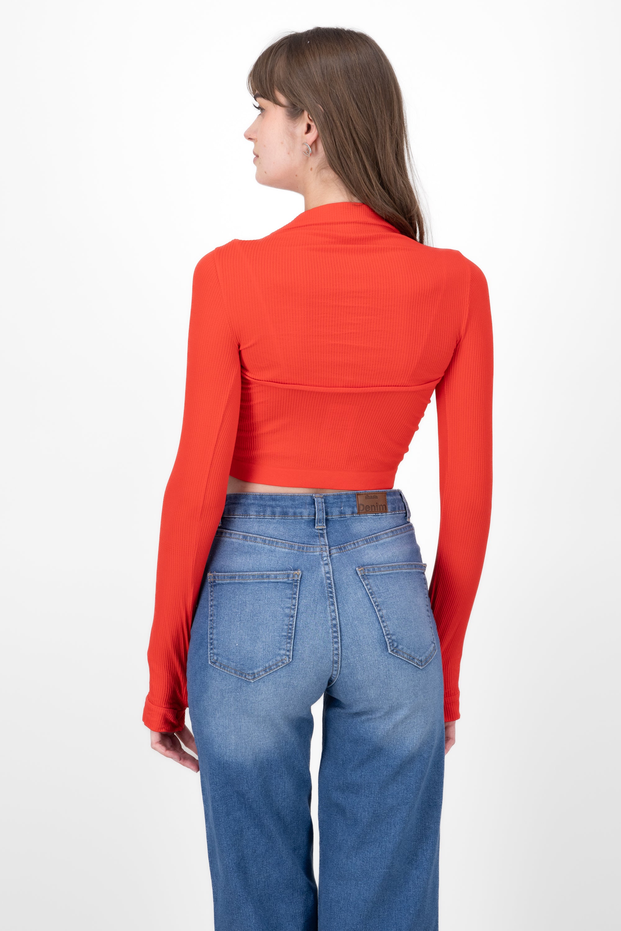 Top Seamless Irregular ROJO CEREZA