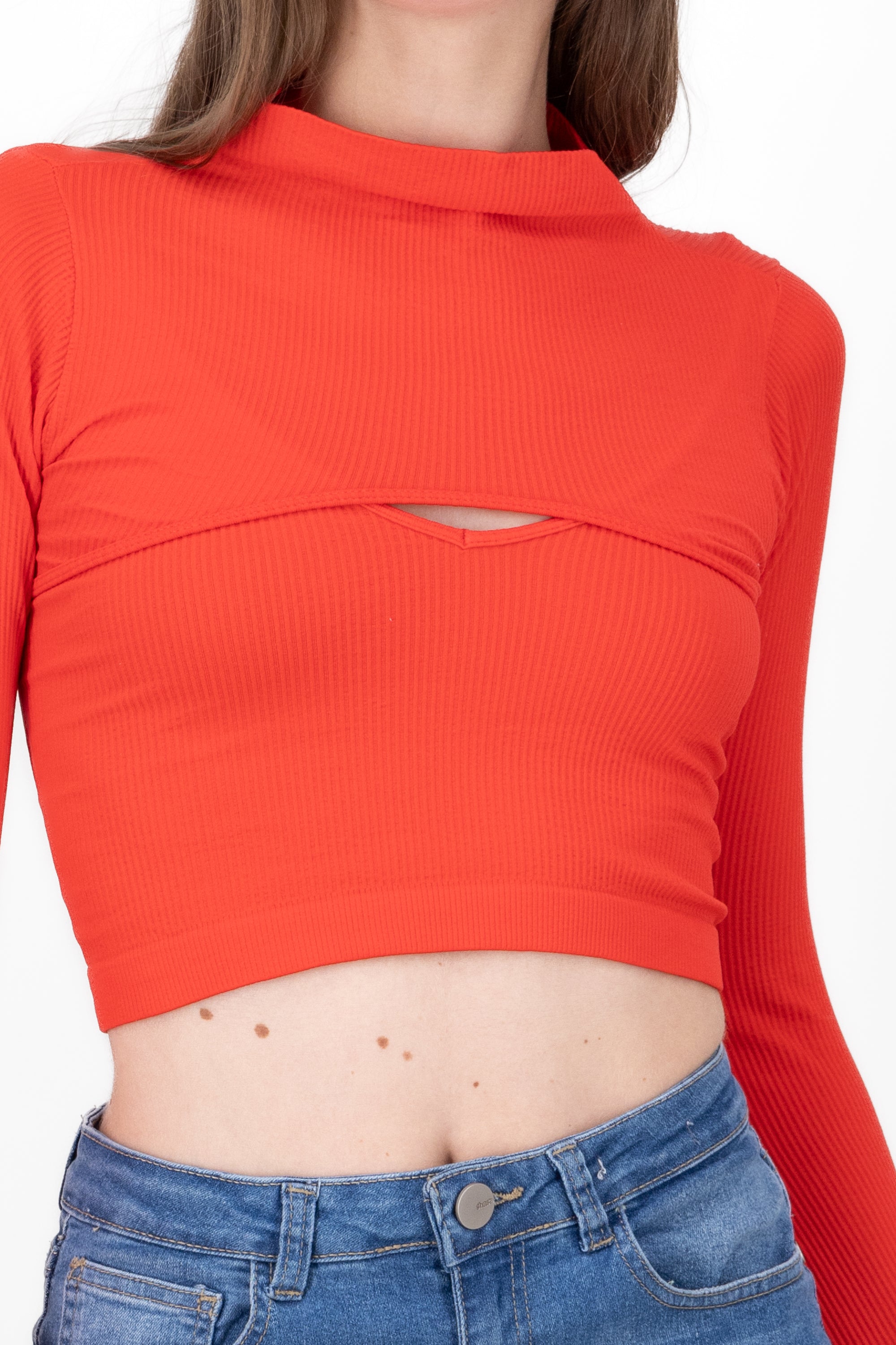 Top Seamless Irregular ROJO CEREZA