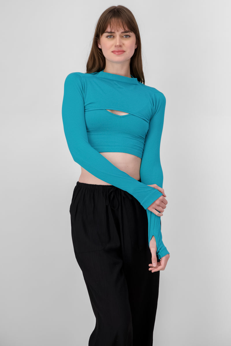 Top Seamless Irregular JADE