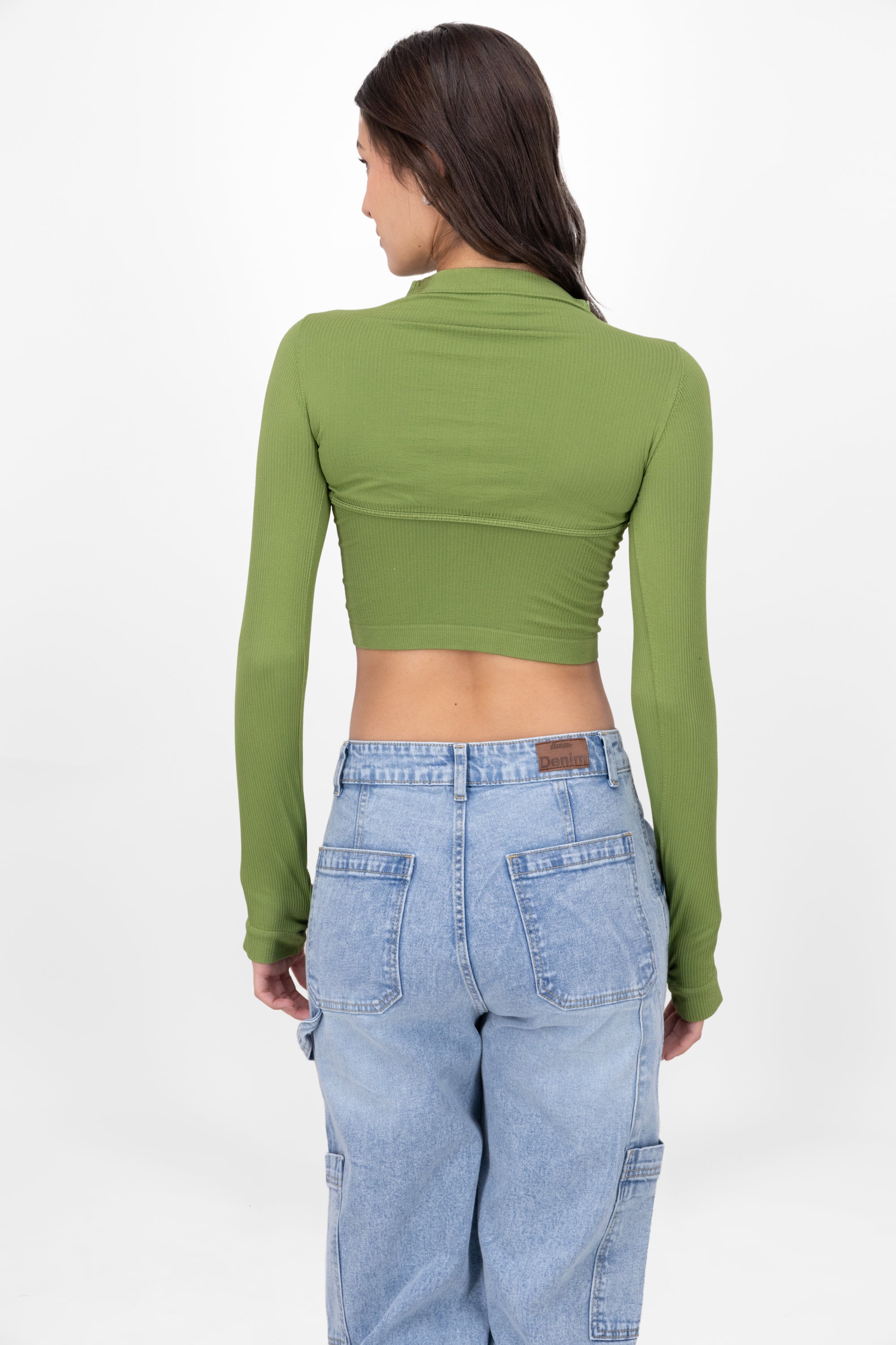 Top Seamless Irregular VERDE BRILLANTE