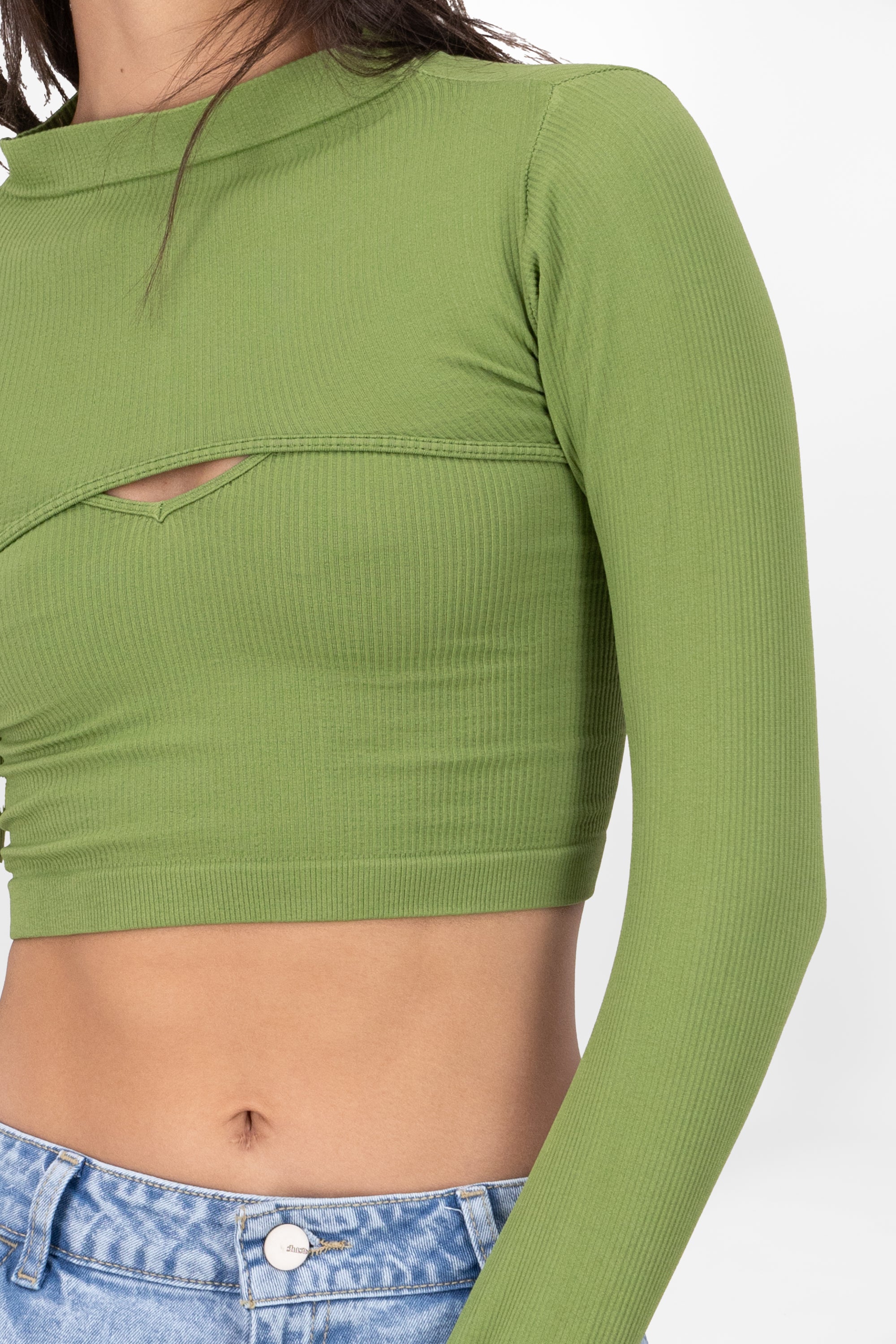 Top Seamless Irregular VERDE BRILLANTE