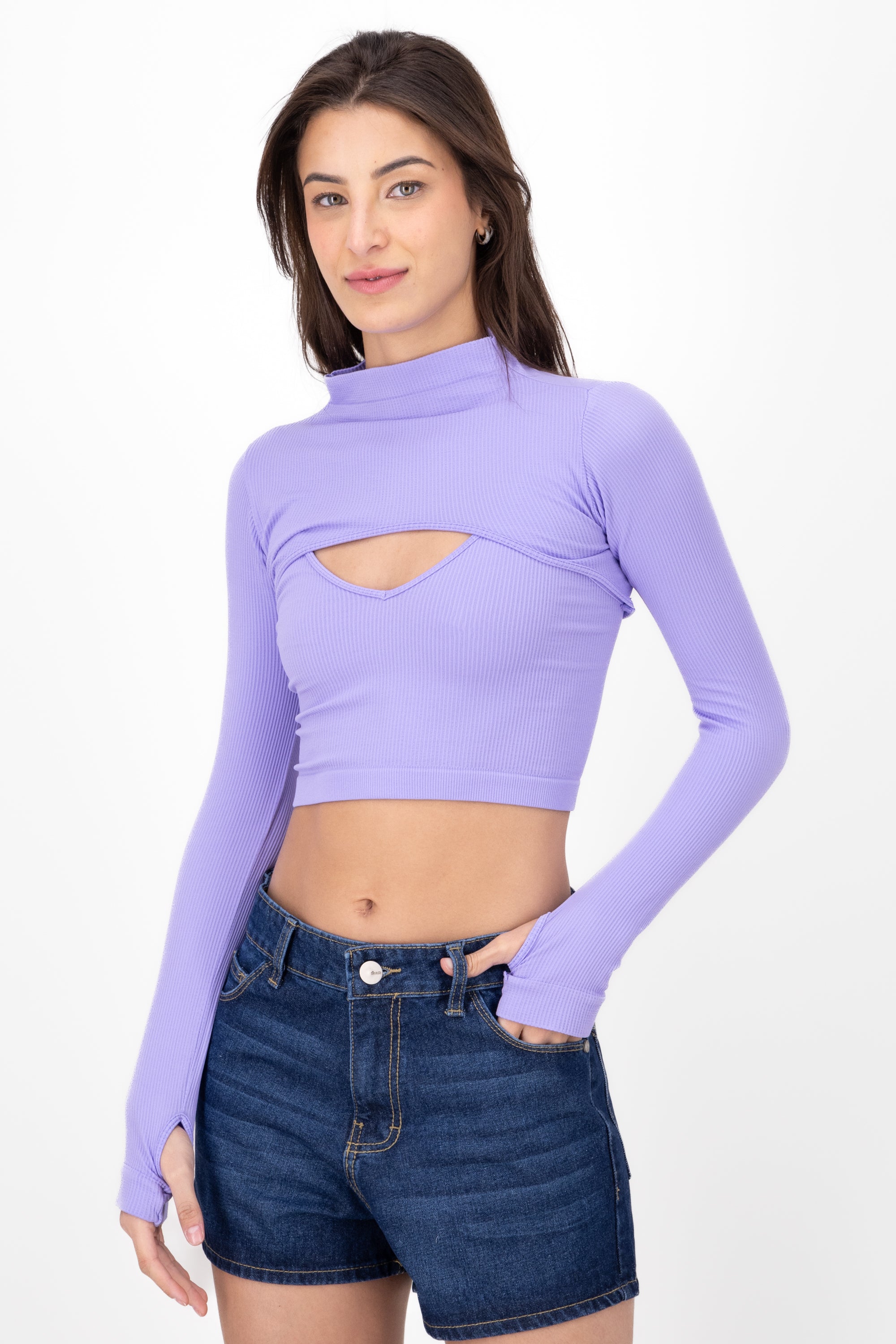 Top Seamless Irregular LAVANDA