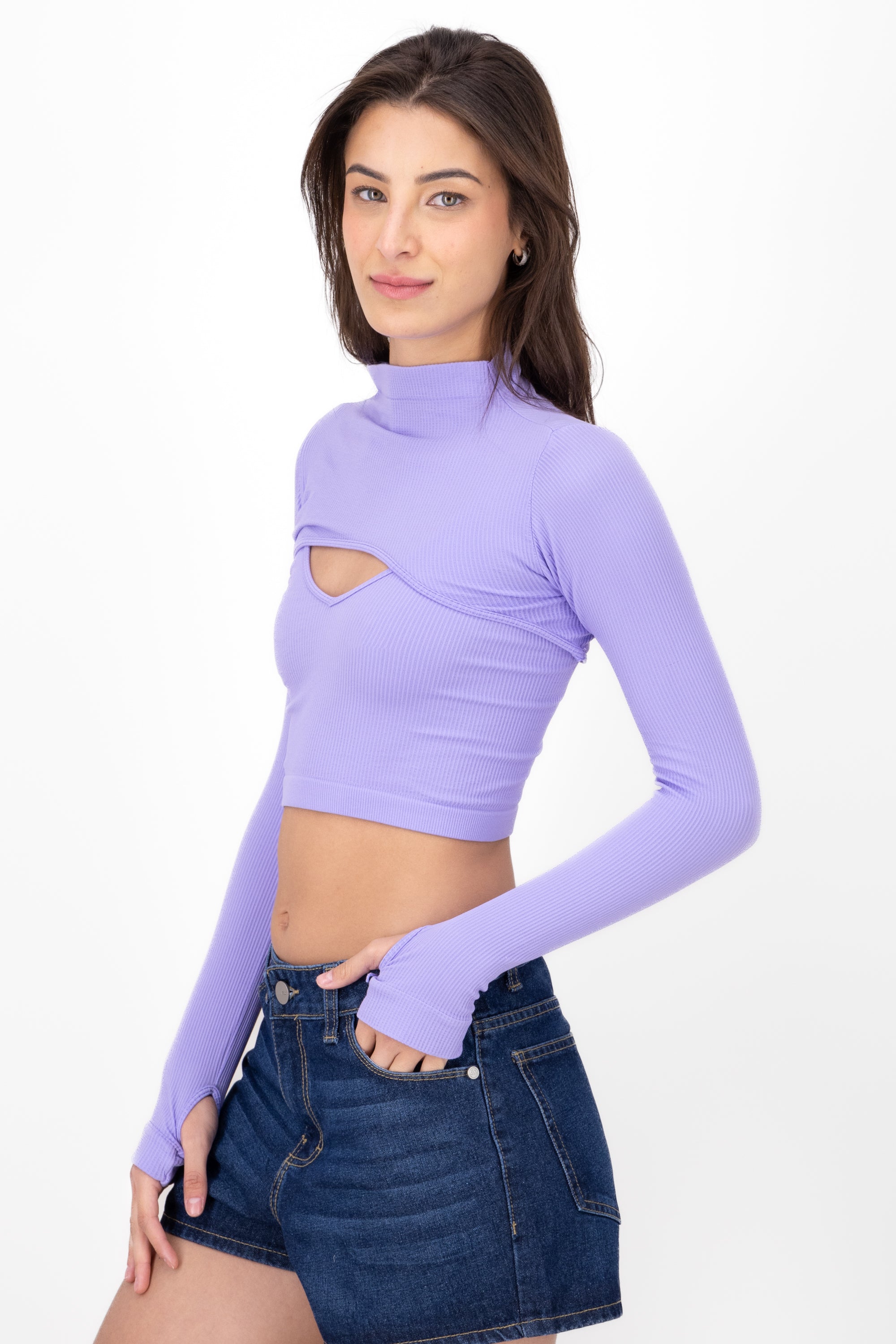 Top Seamless Irregular LAVANDA