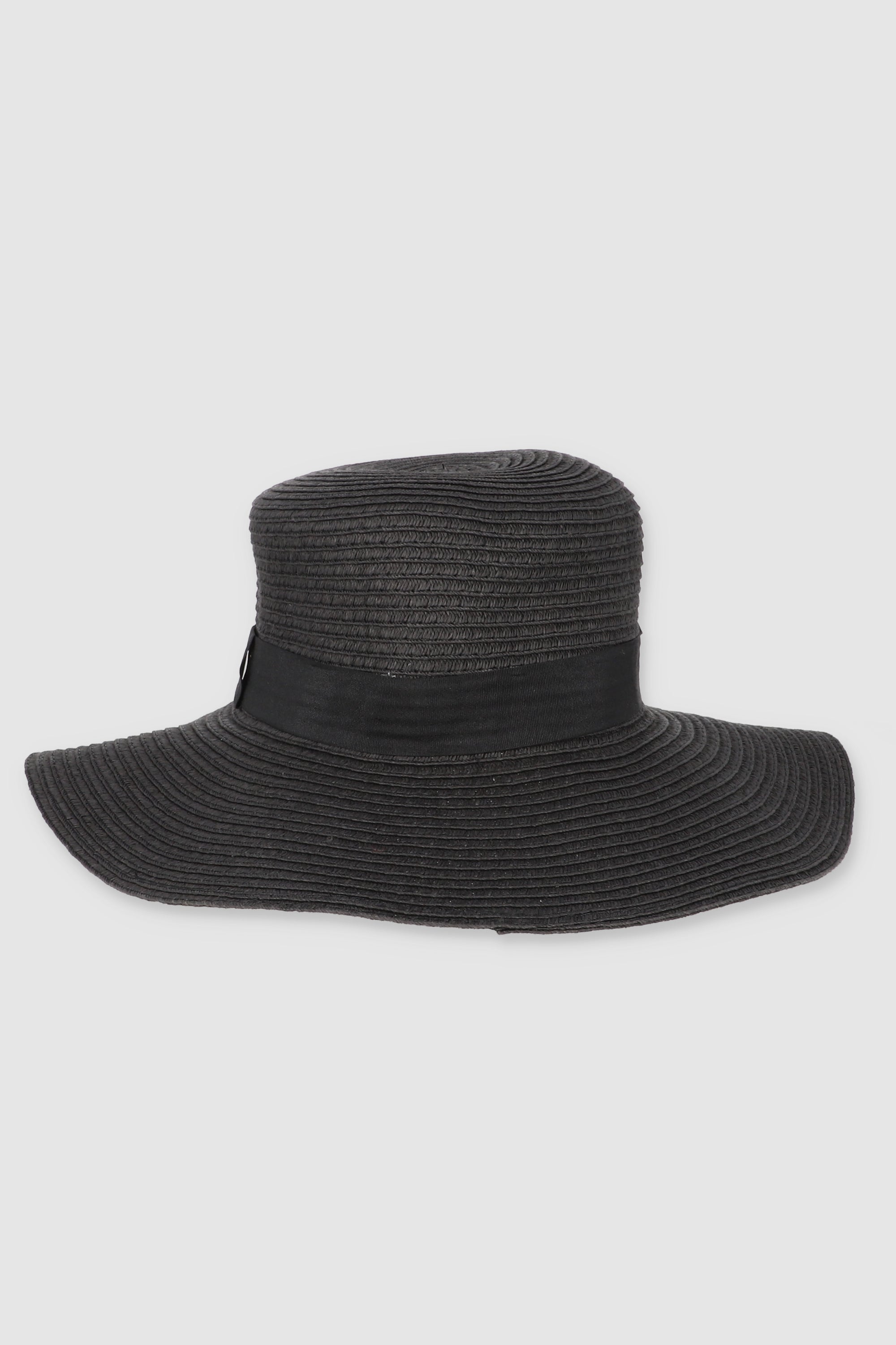 SOMBRERO FLOPPY PLANO CINTA NEGRO