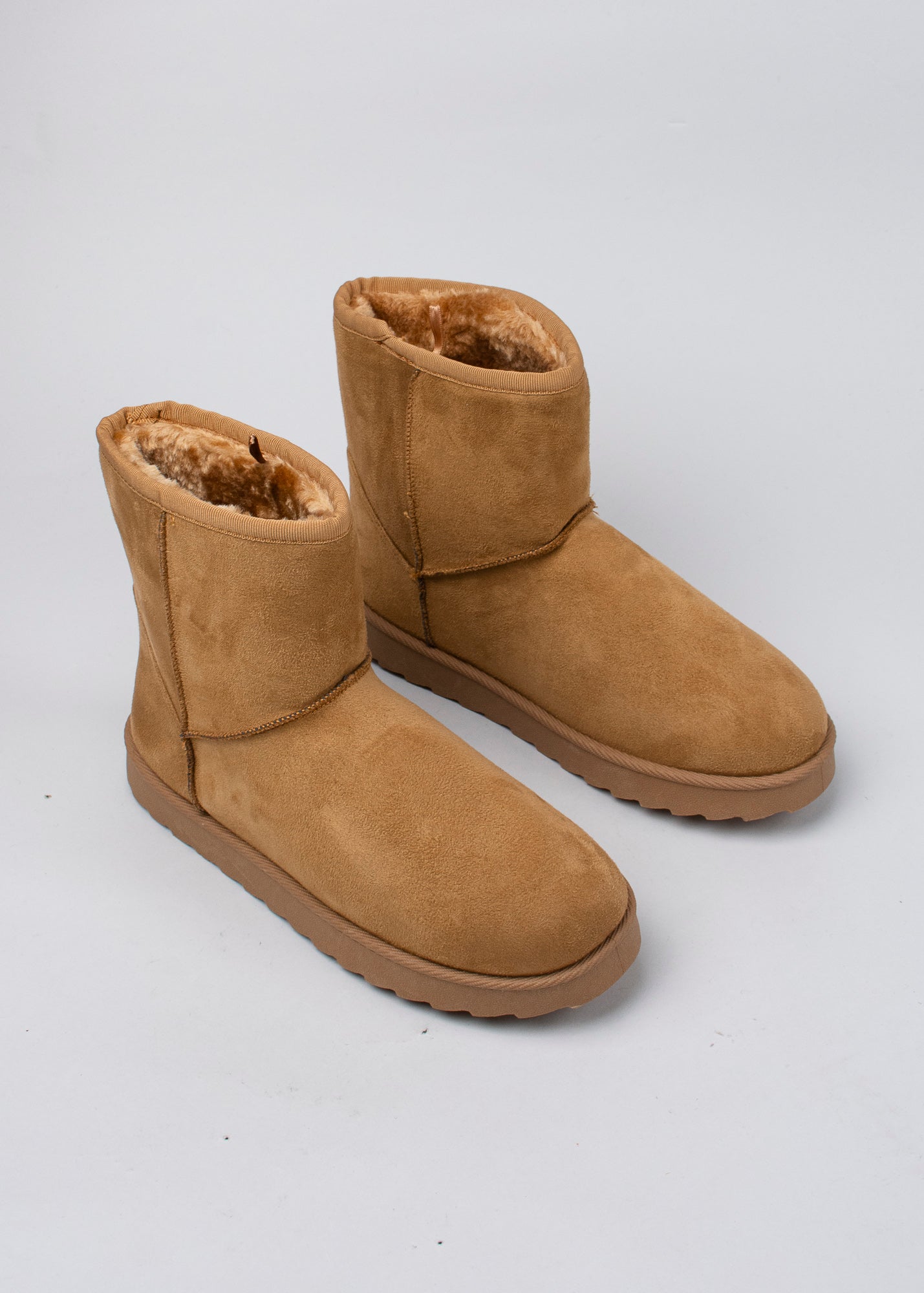 Bota corta peluche CAMELLO