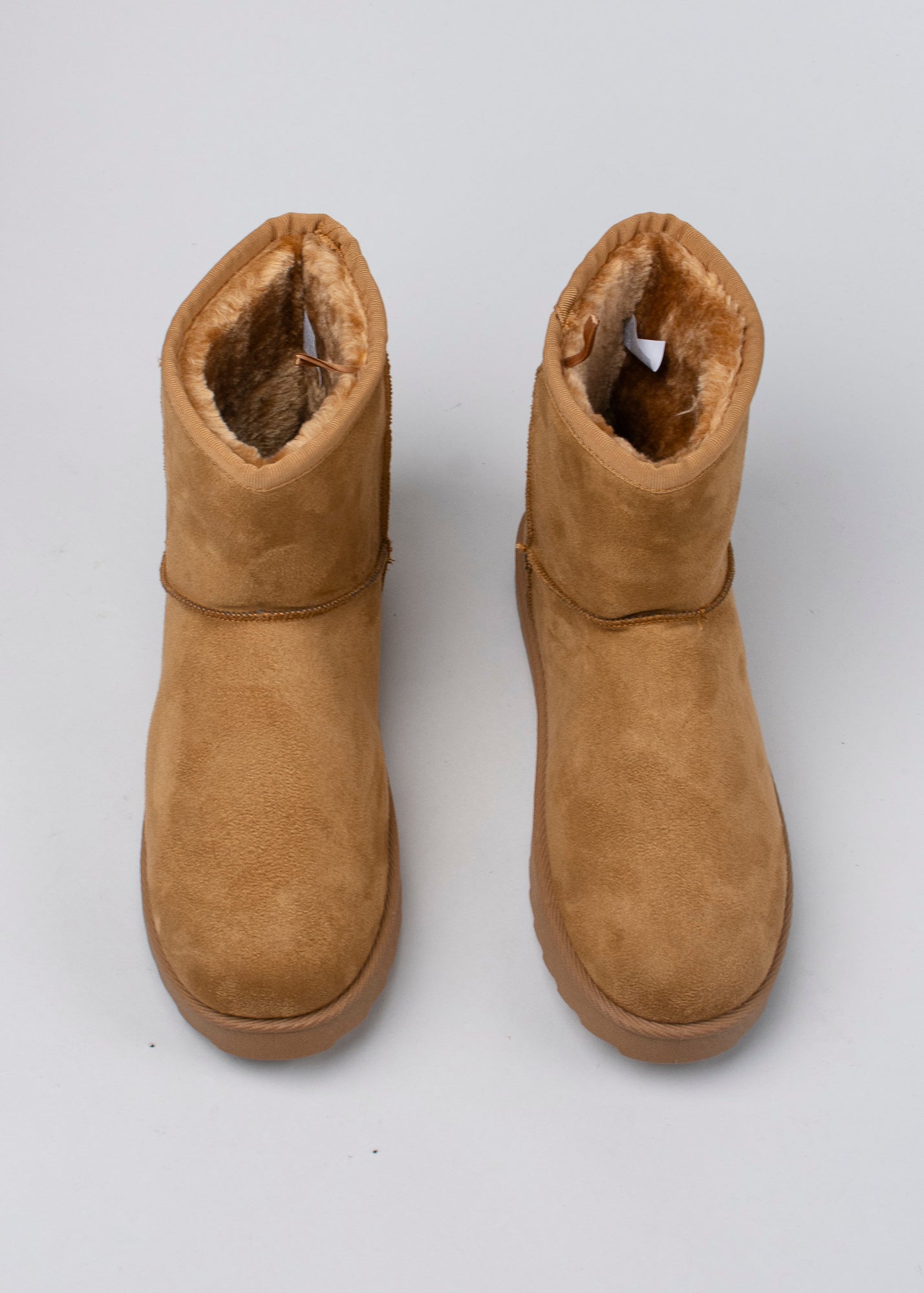 Bota corta peluche CAMELLO