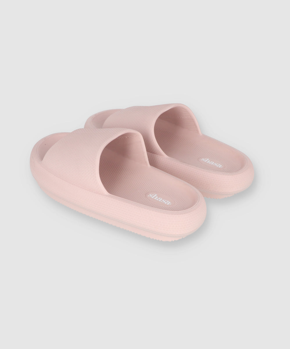 Sandalias Slide Eva Textura ROSA