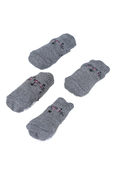 Set 2 pares calcetines para perro gatitos chico GRIS