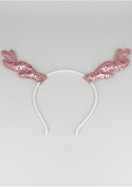 Thin headband reindeer Rose gold