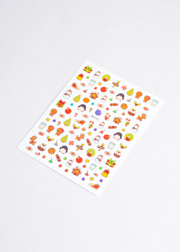 Estampas uñas navideñas MULTICOLOR