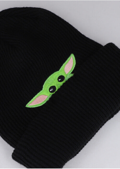 Gorro tejido Grogu NEGRO