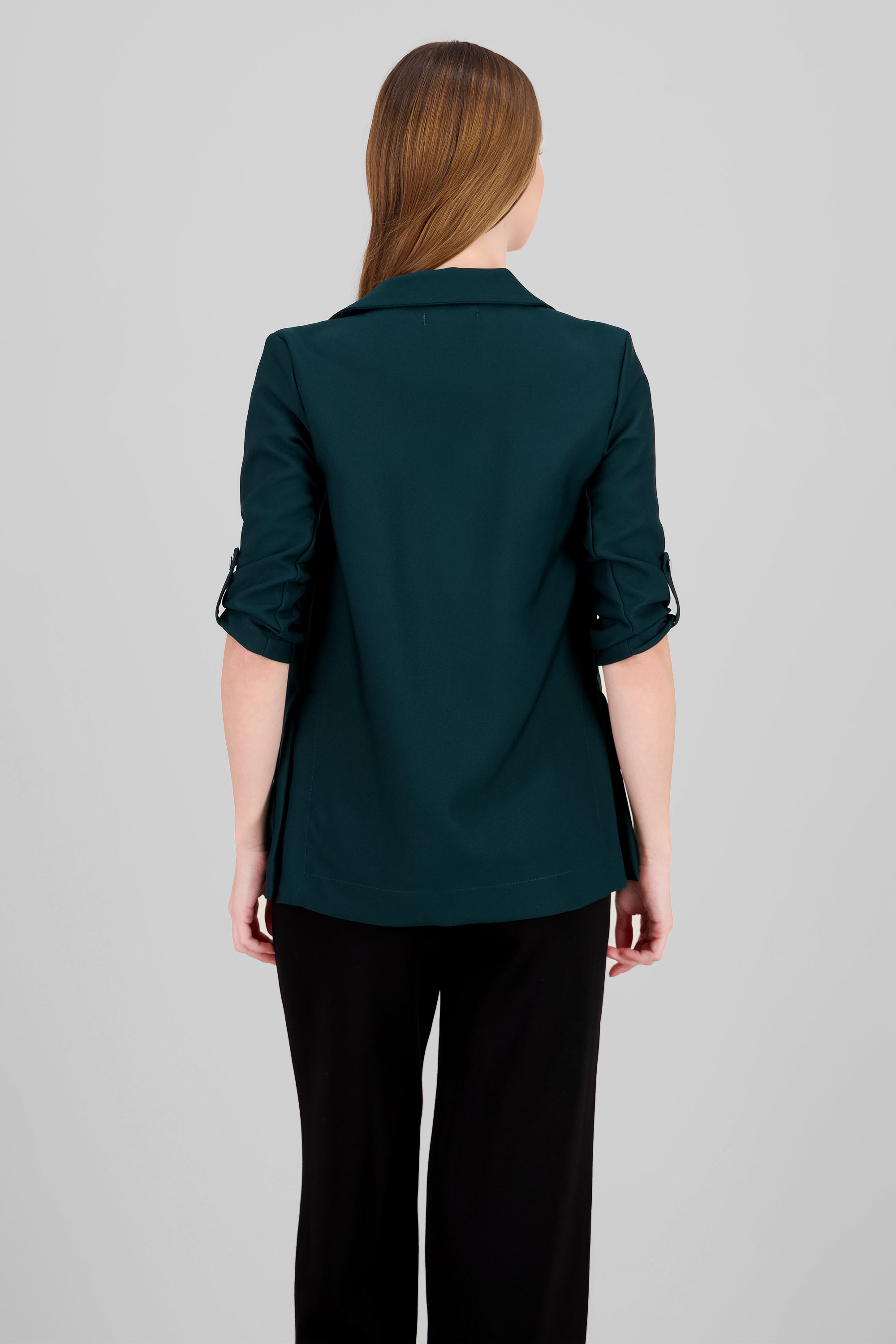 Saco Liso Manga Elevadores VERDE CAZADOR