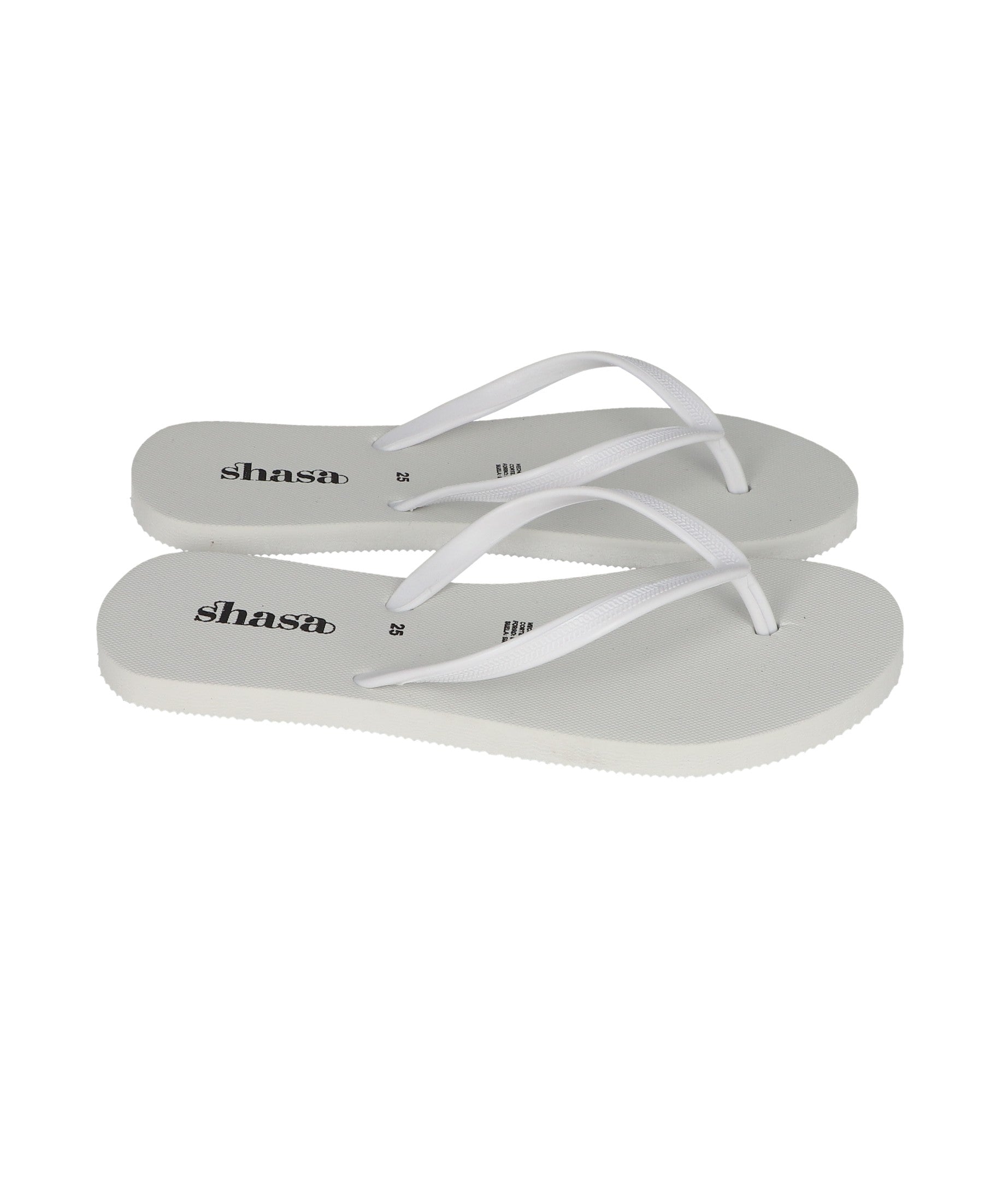 Flip Flop Textura Correas BLANCO