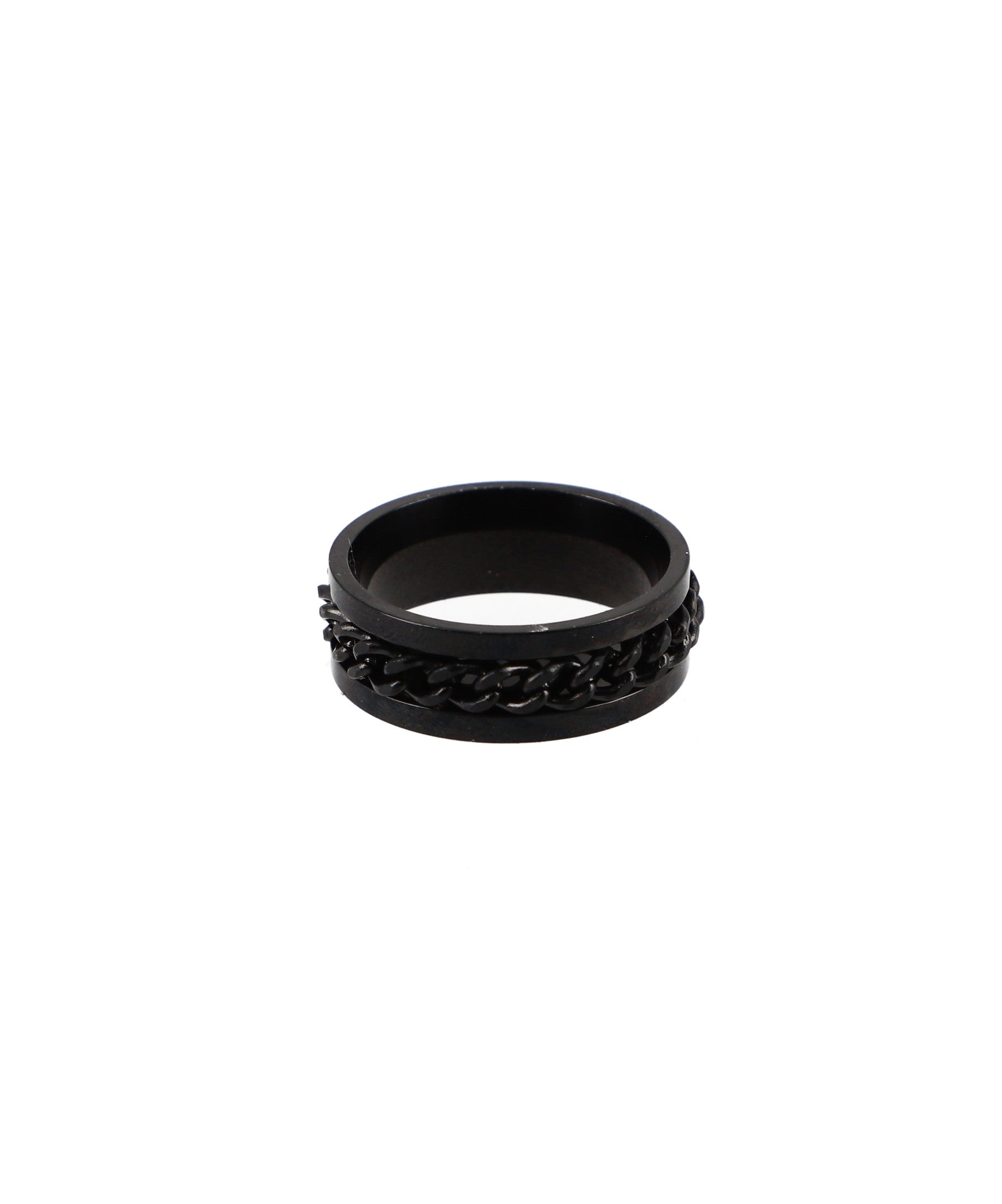 Anillo cadena tornasol NEGRO