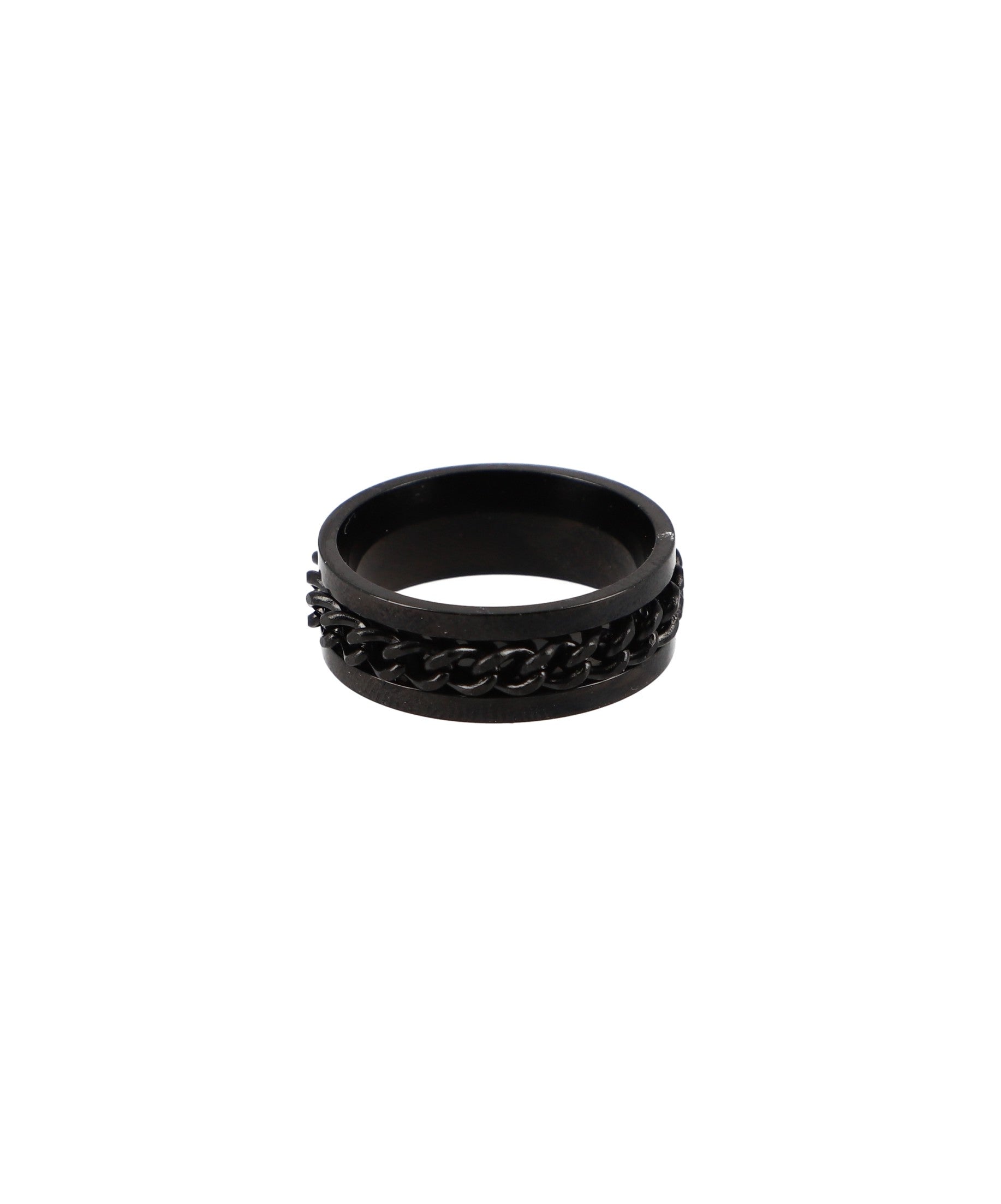 Anillo cadena tornasol NEGRO