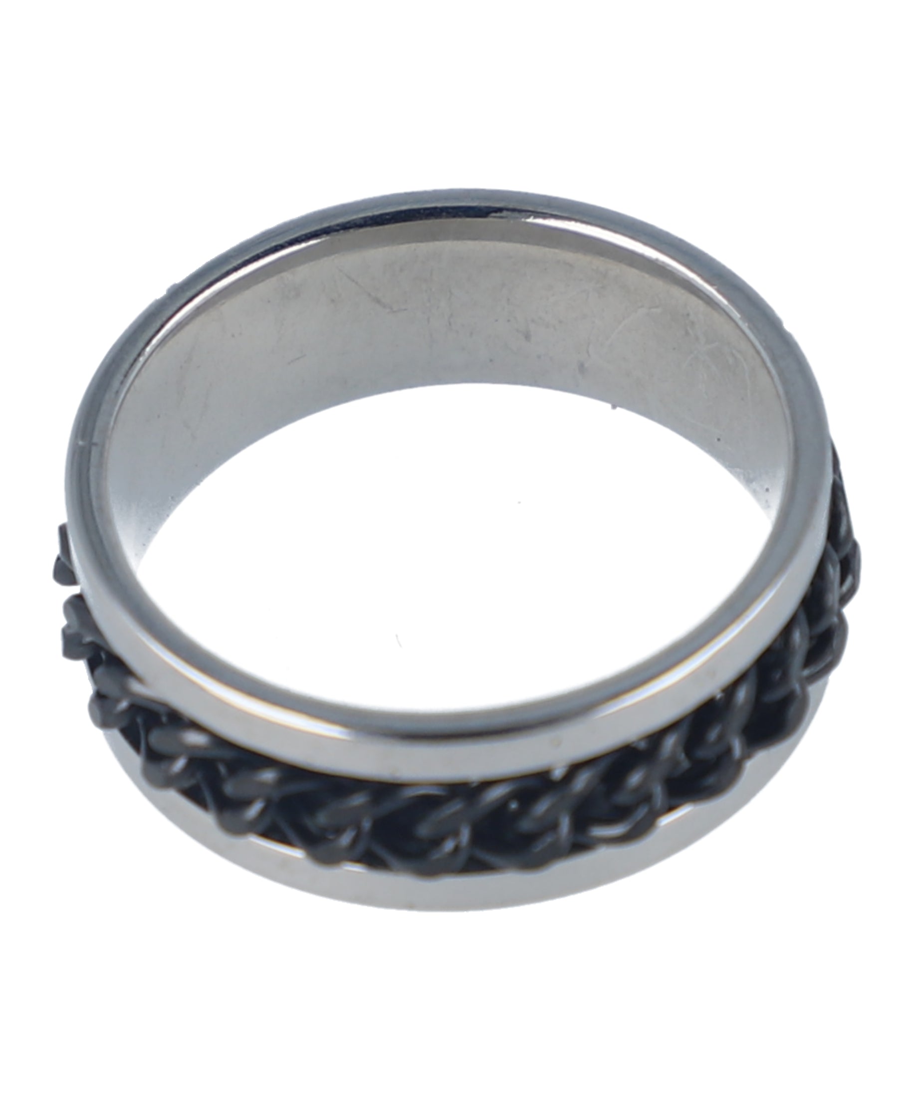 Anillo cadena tornasol NEGRO COMBO