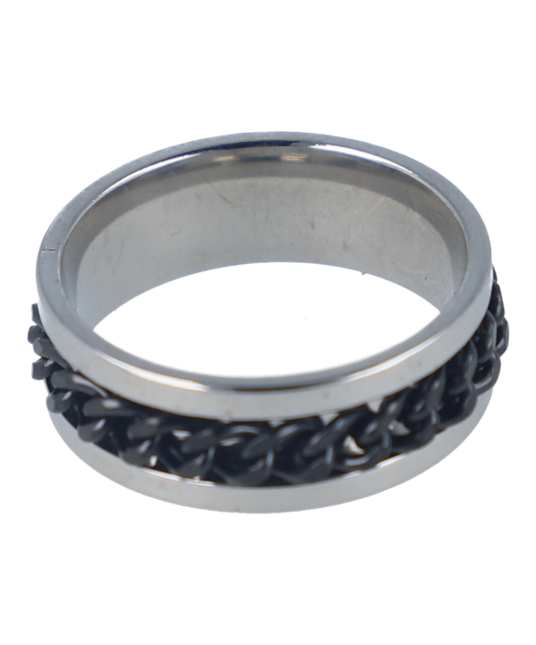 Anillo cadena tornasol NEGRO COMBO