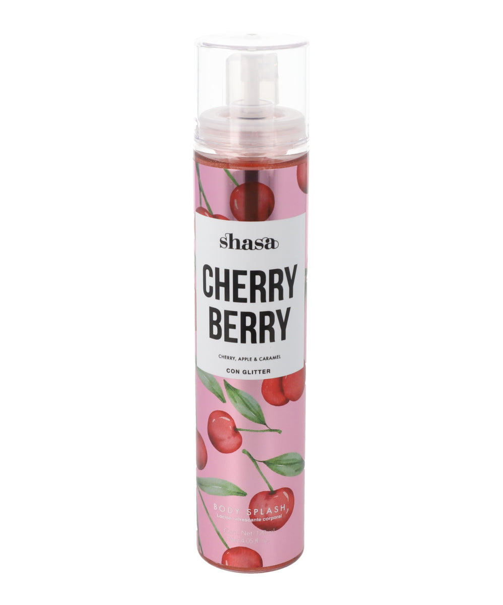 Body Splash Glitter Cherry Berry 120 Ml ROJO