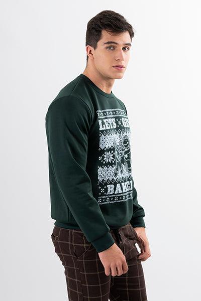 Christmas Sweatshirt Ginger Cookies GREEN