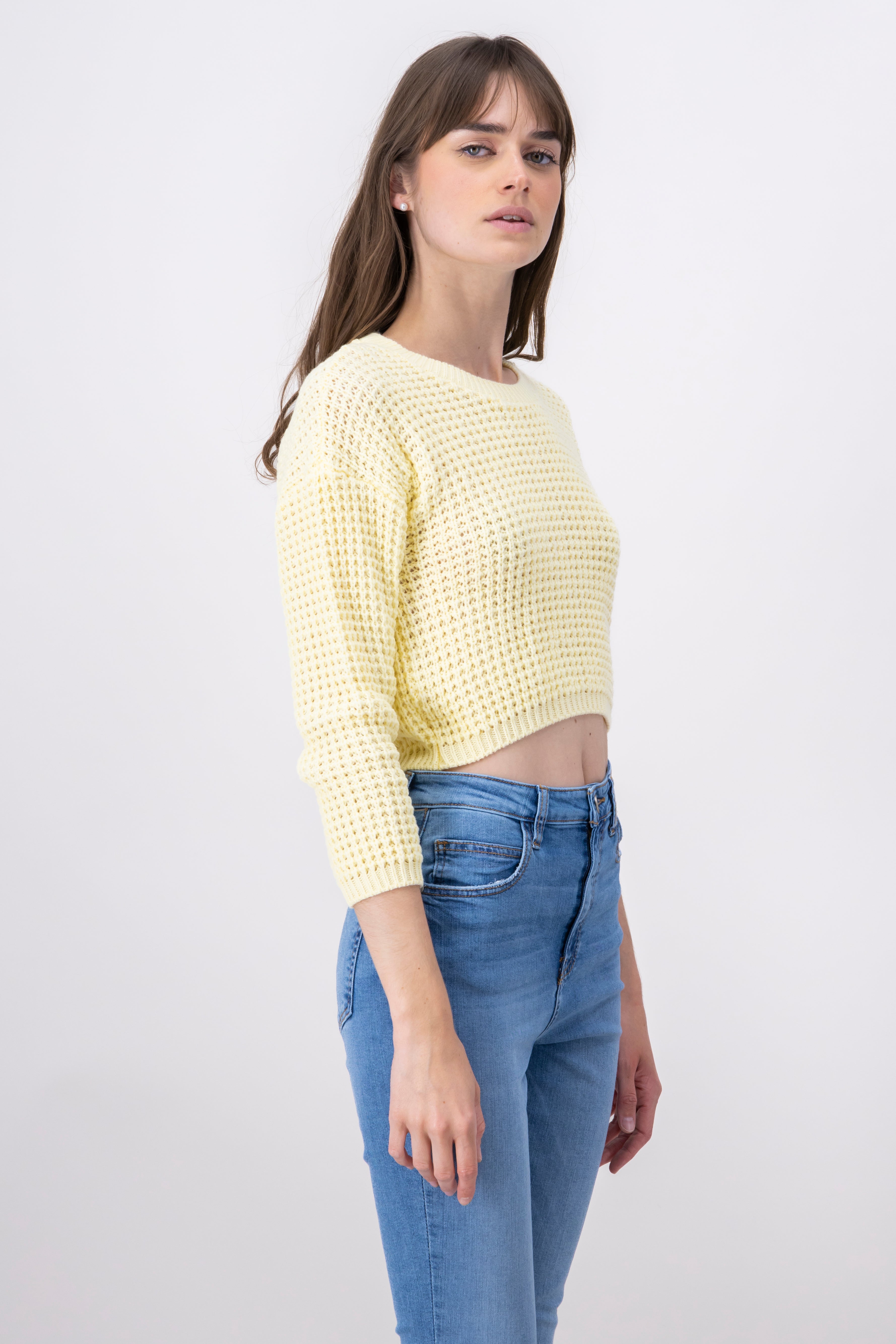 Suéter Tejido Ancho AMARILLO PASTEL