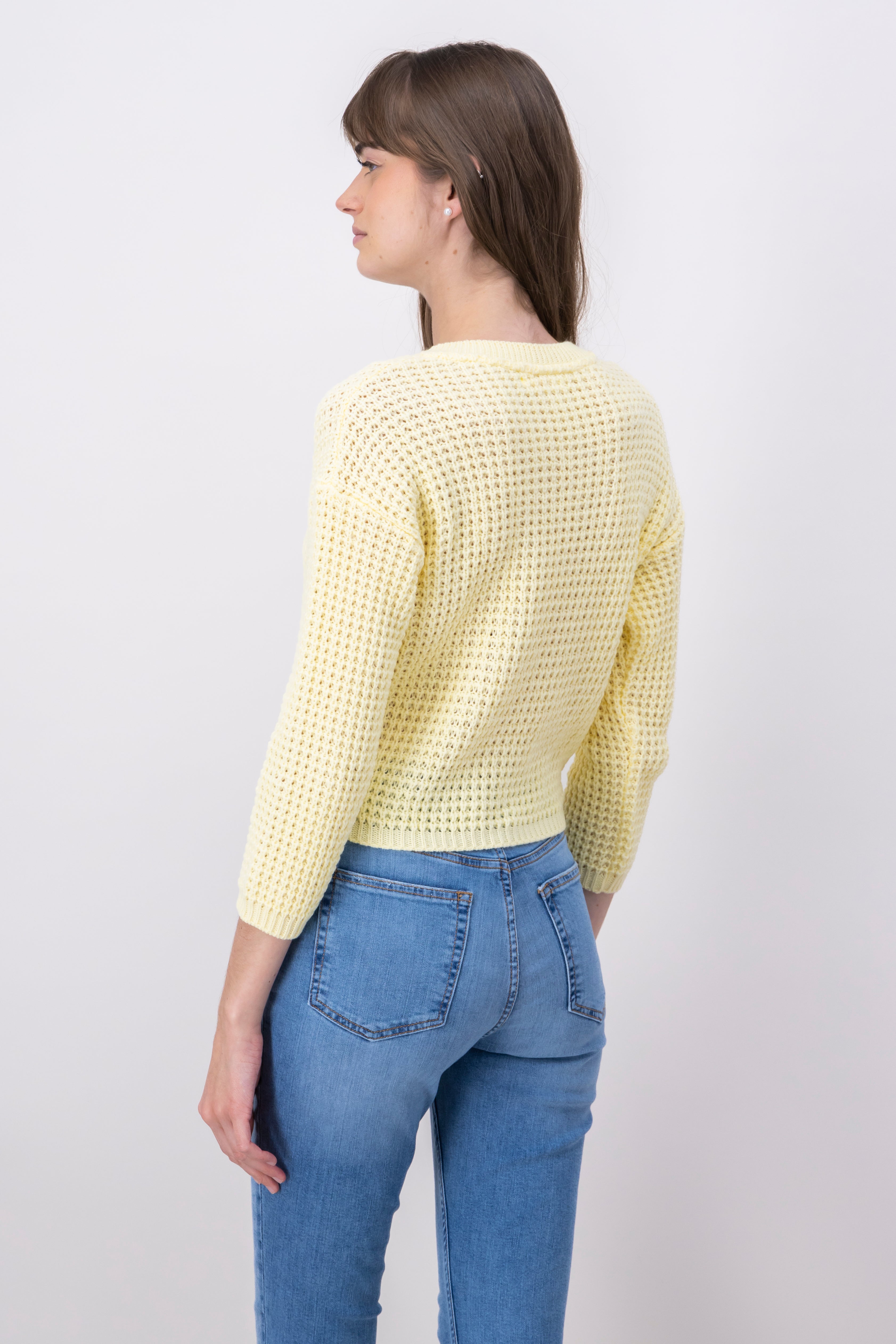 Suéter Tejido Ancho AMARILLO PASTEL