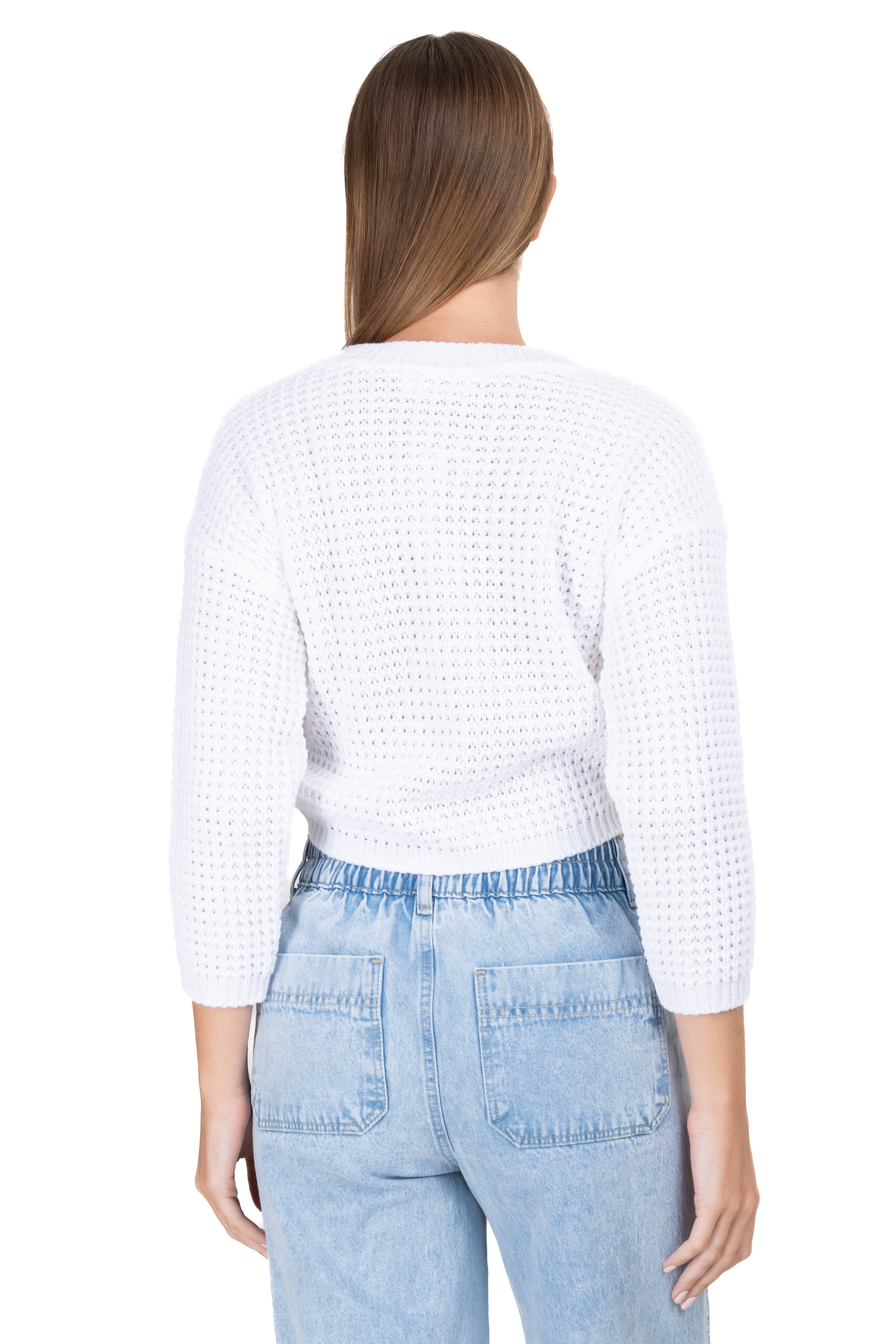 Suéter Tejido Ancho BLANCO